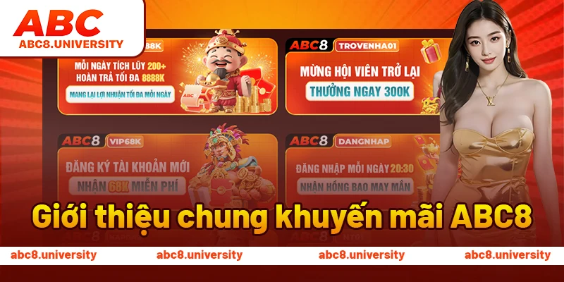 Giới thiệu chung khuyến mãi ABC8 Giới thiệu chung khuyến mãi ABC8